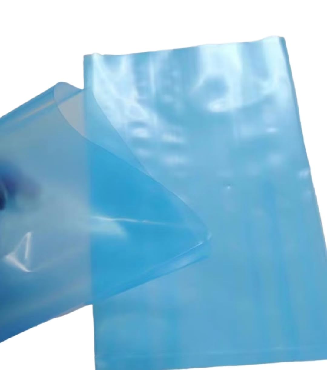 Bsc Wissen De Blue 10 Pack Flat-Mouth/Flat Opening Vci Bag,Rust Prevention Polybag For Rustproof Moisture-Proof Packaging Metal Protection| Anti-Rust (,300 * 350Mm)