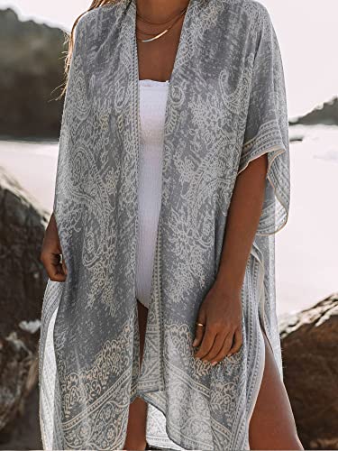 Image of Breezy Lane Kimonos for Women Swimsuit Coverups Beach Cover Up Swimwear Cardigan Summer