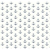 Melody Jane Dolls House White & Navy Blue Anchor Galerie Deauville Miniature Print Wallpaper