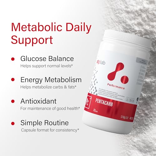 Image of ATP LAB Pentacarb 1.1kg Powder 40-Servings - Unflavoured, Carbohydrate and Electrolyte, Energy and Endurance, Ideal for Post-Workout Recovery, Easy Mixing Formula for Active Lifestyles
