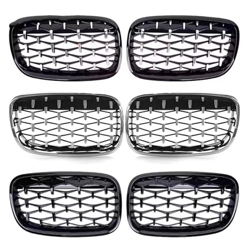 Rejilla frontal de listones dobles para X5 E70 y X6 E71 de 2007 a 2014 3