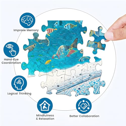 1000 Piece Puzzle for Adults, Guardian of the Ocean Jigsaw Puzzle - image 6