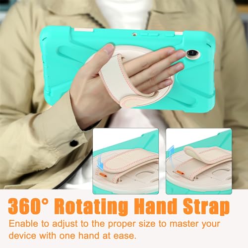 Coque Galaxy Tab A9 8.7 pouces verte idéale pour le travail et les loisirs - 5