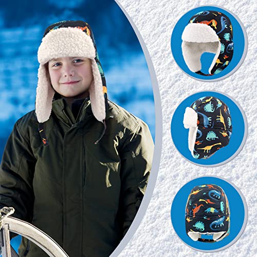 Image of BAVST Winter Trapper Hat for Boys Girls Waterproof Warm Baby Toddler Ushanka Fleece Beanie Hats for 6M-6T