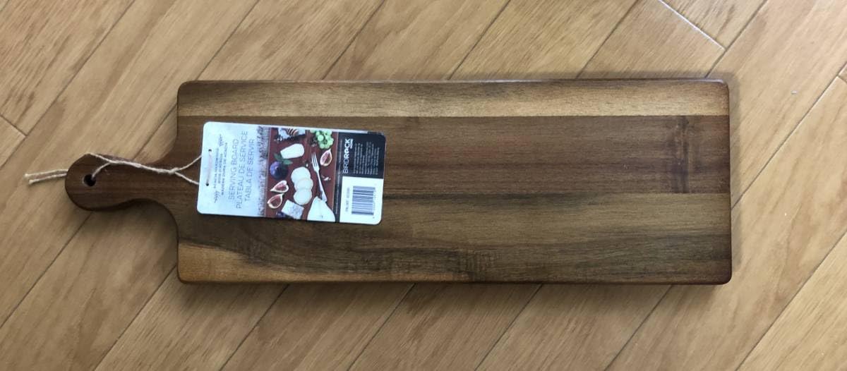 BIRDROCK 　サービングボード　アカシア天然木　23インチ Amazon.co.jp: BirdRock Home 23インチ（585センチ）×7インチ（18