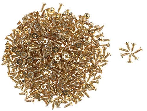RED APPEL Brass Golden Plated M2*6 Screws, 2mm Diameter & 6mm Length - Approx 480 pcs-image-15