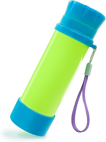 Luwint Telescopio monocular pirata portátil de bolsillo, juguetes educativos retráctiles de ciencia para niños y niñas (verde)