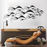 Facile da appendere: la decorazione da parete per esterni a forma di pesce in metallo è preforata, necessita solo di poche viti per appenderla comodamente e saldamente su tutti i tipi di pareti, non cade facilmente, è leggera, non c'è bisogno di preoccuparsi di perdere troppo tempo per l'installazione (metteremo gli strumenti di installazione nella confezione)