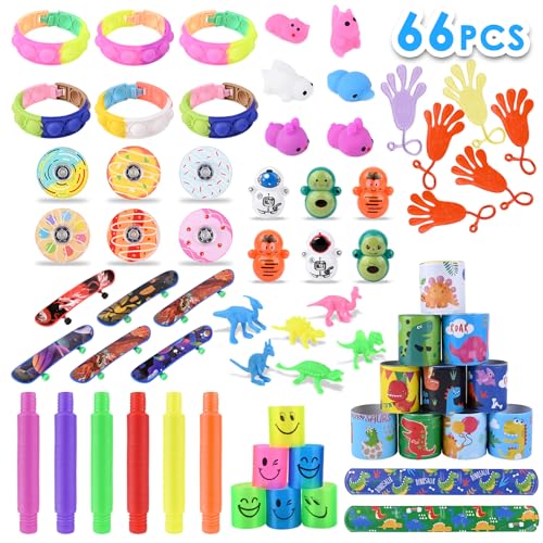 Diealles Shine 66 peças brinquedos de festa a granel para crianças, ananás aniversário infantil, enchimento de sacos de festa, presentes de aniversário, festas para carnaval para meninos e meninas