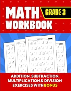 Paperback Math Work Book Grade 3 Book