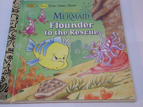 Disney's The Little Mermaid: Flounder to the Re... 0307302040 Book Cover