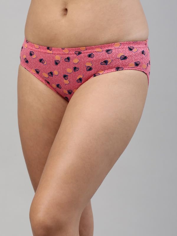 Image of VIP Feelings Amelie 102 100% Cotton High Coverage Stretchable Hipster Panty Combo Set for Womens with Inner Elastic Waistband