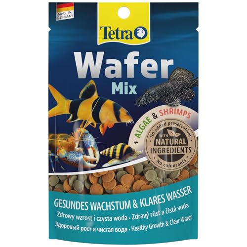 Tetra Fish Food Variety Wafers, Complete Fish Food for All Bottom-Feeding Fish and Crustaceans, 68 g - Image 3