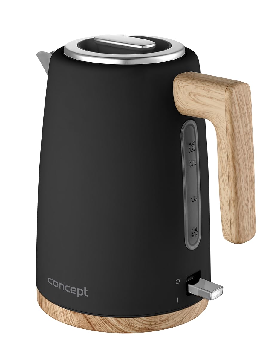 Concept RK3316 bouilloire électrique en acier inoxydable 1,7 l noir