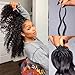Feather Human Hair Crochet Bundles Knotless Deep Loose Wave Extensions Lightweight Micro Twists Pre Separated Crochet Hair For Braiding Curly 16Inch 120g 100Strands