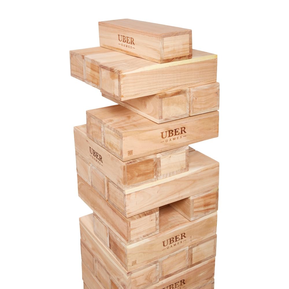 Uber Games Juego de Torre apilable, 55 kg, hasta 250 + cm de Alto