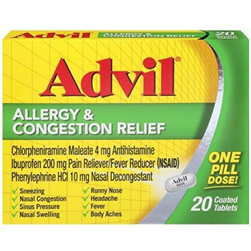 Advil Allrgy Congestion R Size 20ct Advil Allrgy Congestion Relief 20ct