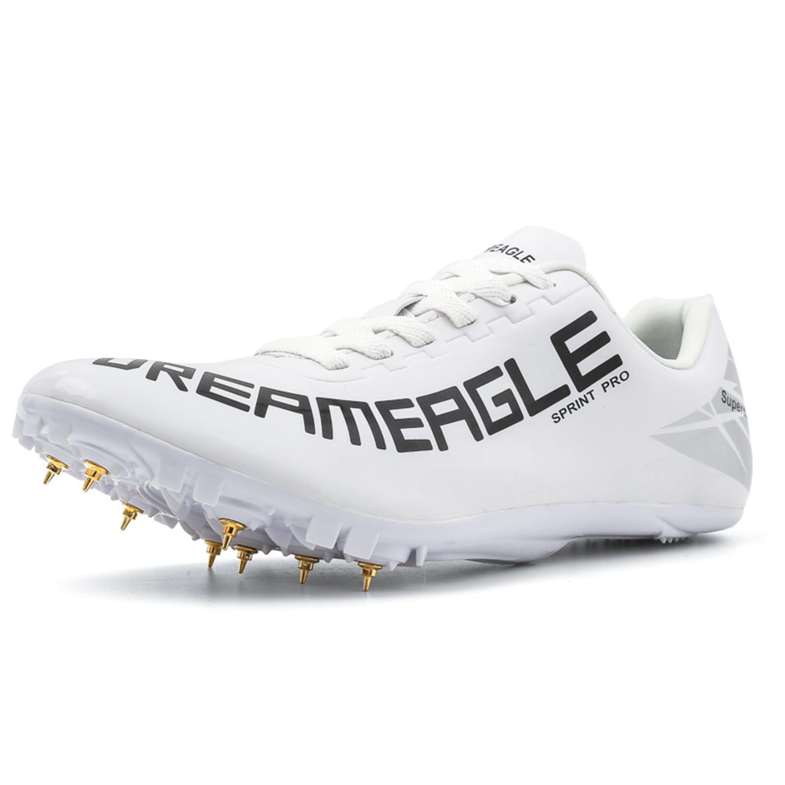 Donna Uomo 8 Chiodi Scarpe di Atletica Leggera,Unisex Chiodate Scarpe Scarpe Traspiranti Junior Sprint Spikes Salto in Lungo Adult Concorso della Scarpa da Tennis