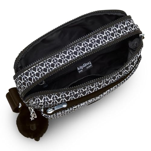 Image of Kipling Women's Abanu Medium Crossbody Bag, Lightweight, Adjustable Nylon Waist Pack with Multi-Compartment Zip Pockets