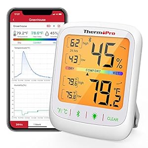 ThermoPro TP359 Bluetooth Hygromete...