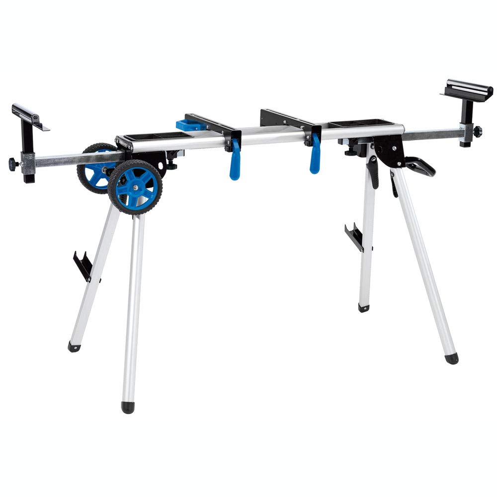 Draper 90249 Supporto mobile per troncatrice, estendibile, blu