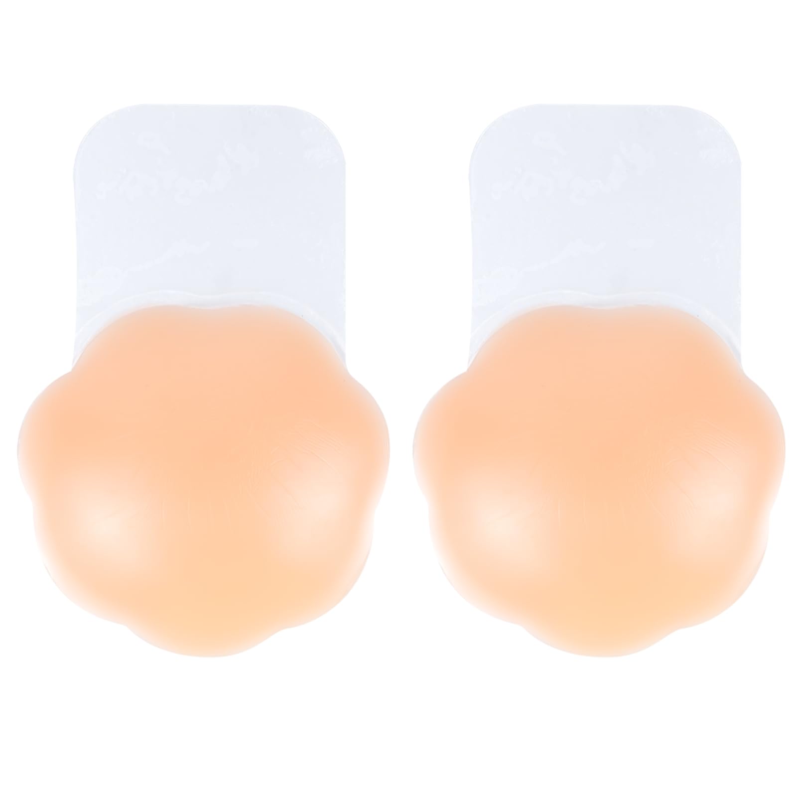 FACHOI Women's Push Up Sticky Bra, Reusable Stick On Bra, Invisible Adhesive Strapless Backless Bra, for Party, Bar, Wedding, Deep V, All Backless Clothes and Dresses Pink