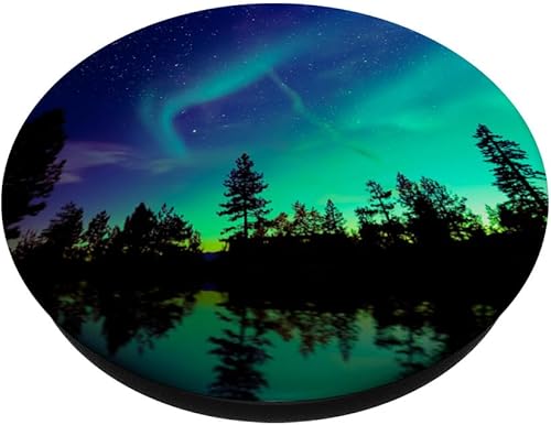 Miniatura 2 de Enchufe Pop de luces polares del norte  PopSockets agarre y soporte para teléfonos y tabletas