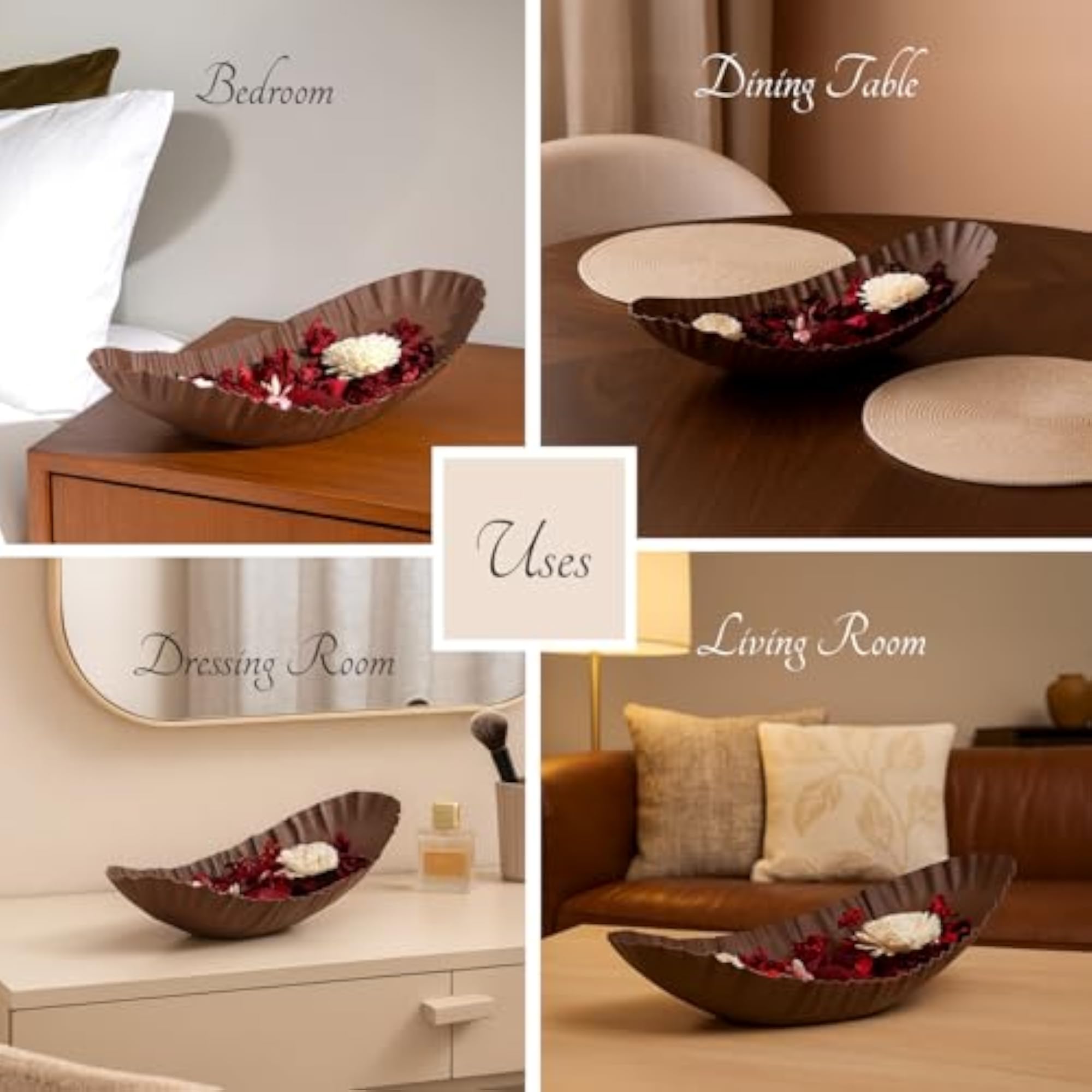 Metallic Exquisite Decorative Tray for Home Styling