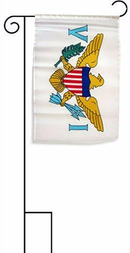 Deluxe 12x18 12"x18" U.S. Virgin Islands Sleeved wGarden Stand Flag by Lumaglow