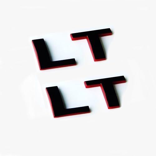 Miniatura 5 de Yoaoo 2 insignias de repuesto para placa de identificación de letras Lt cromadas OEM para Silverado Tahoe Sierra Suburban brillante