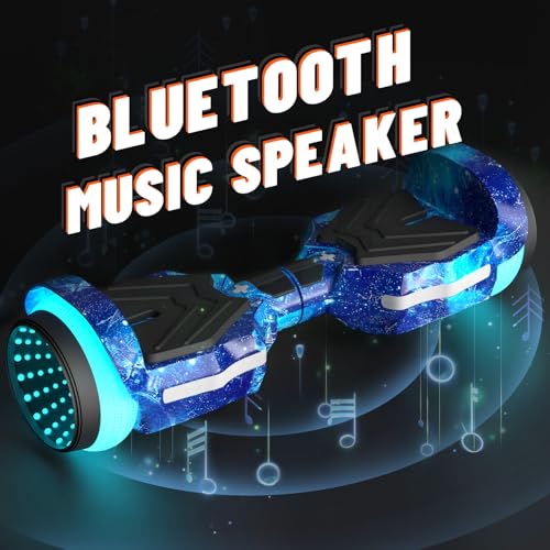 Image of SIMATE Scooter, Colorful LED Light-Up Wheels, Bluetooth Speakers and APP, Dual 250W Motors, 8.5 mph Max Speed & 8.5 Miles Max Range, Gifts for Kids Adults Girls Boys