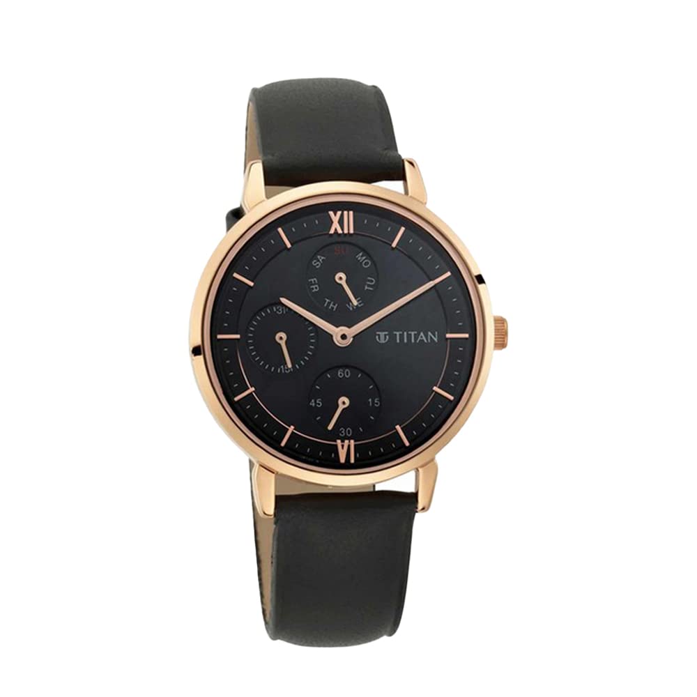 Titan Womens Regal: Roman Numeral Analog Grey Dial & Leather Strap Watch-NS2652WL02 (B08HCDMG2C) Amazon Price History, Amazon Price Tracker