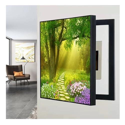 Peinture décorative pour boîte de compteur et cache-fusibles rabattable
