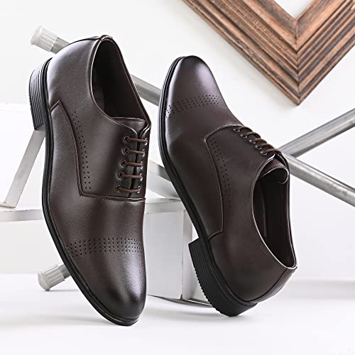 Image of Centrino Formal Shoe for Men | Soft Cushioned Insole for All-Day Comfort | Premium Craftsmanship & Durable Build |Stylish & Elegant Design | Perfect for Office, Business Casual & Formal Attire (2824)