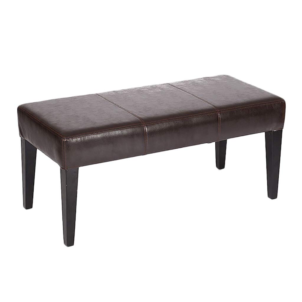 Banc à chaussures long pour magasin de vêtement et tabouret de lit rembourré de salon