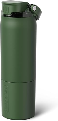 Miniatura 40 de BrüMate Rise - Botella de agua de 25 onzas con popote de silicona cubierto 100 % a prueba de fugas, botella de agua de acero inoxidable aislada con