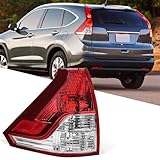 Huray Tail Light for Honda CRV 2012 2013 2014 Taillight Assembly Brake Lamp Replacement 33550-T0A-H01 Driver Side (Left)