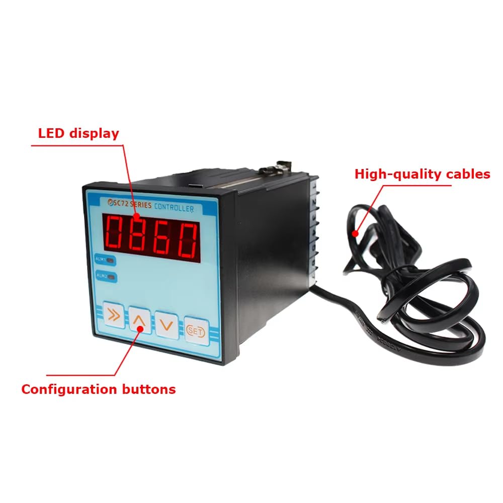 Controlador de Llama Infrarrojo, Sensor de Llama Abierta con Detección de Incendios, Interruptor Automático AC110~250V 1A