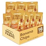 GoodSAM Baked Banana Chips, Pack of 16 Simple Ingredient Fruit Chips