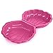 URBN-TOYS Shell Clam Shaped Plastic Sandpit Outdoor Garden Fun Paddling Ball Pool Sand Pit (2, Pink)