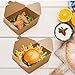 DEAYOU 35 Pack 110 Oz Paper Take Out Food Container, Large Kraft Lunch Meal Takeout Box, Disposable Brown Storage To Go Packaging, Leak and Grease Resistant Paperboard Fast Food Holder, Microwaveble