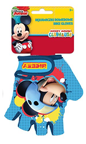 Disney Mickey Mouse Gants de Cyclisme pour garçon Multicolore Taille S