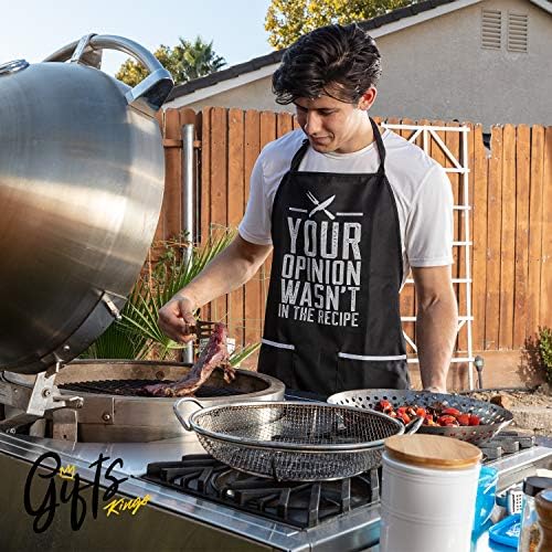 Funny Apron for Women and Men - Adjustable Chef Apron for Grilling, Cooking, BBQ 3 Funny Apron for Women and Men - Adjustable Chef Apron for Grilling, Cooking, BBQ