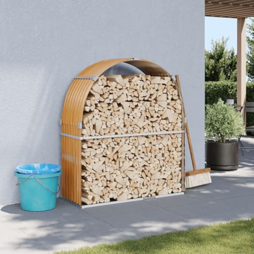 Generisch Generic Kaminholzregal 120 x 45 x 140 cm