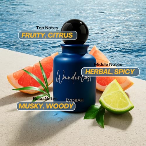 Image of House Of Evorah Wanderlust Eau De Parfum (25 ml) - Aqua, Marine & Musky Everyday Scent | Perfume For Man | Perfume For Men