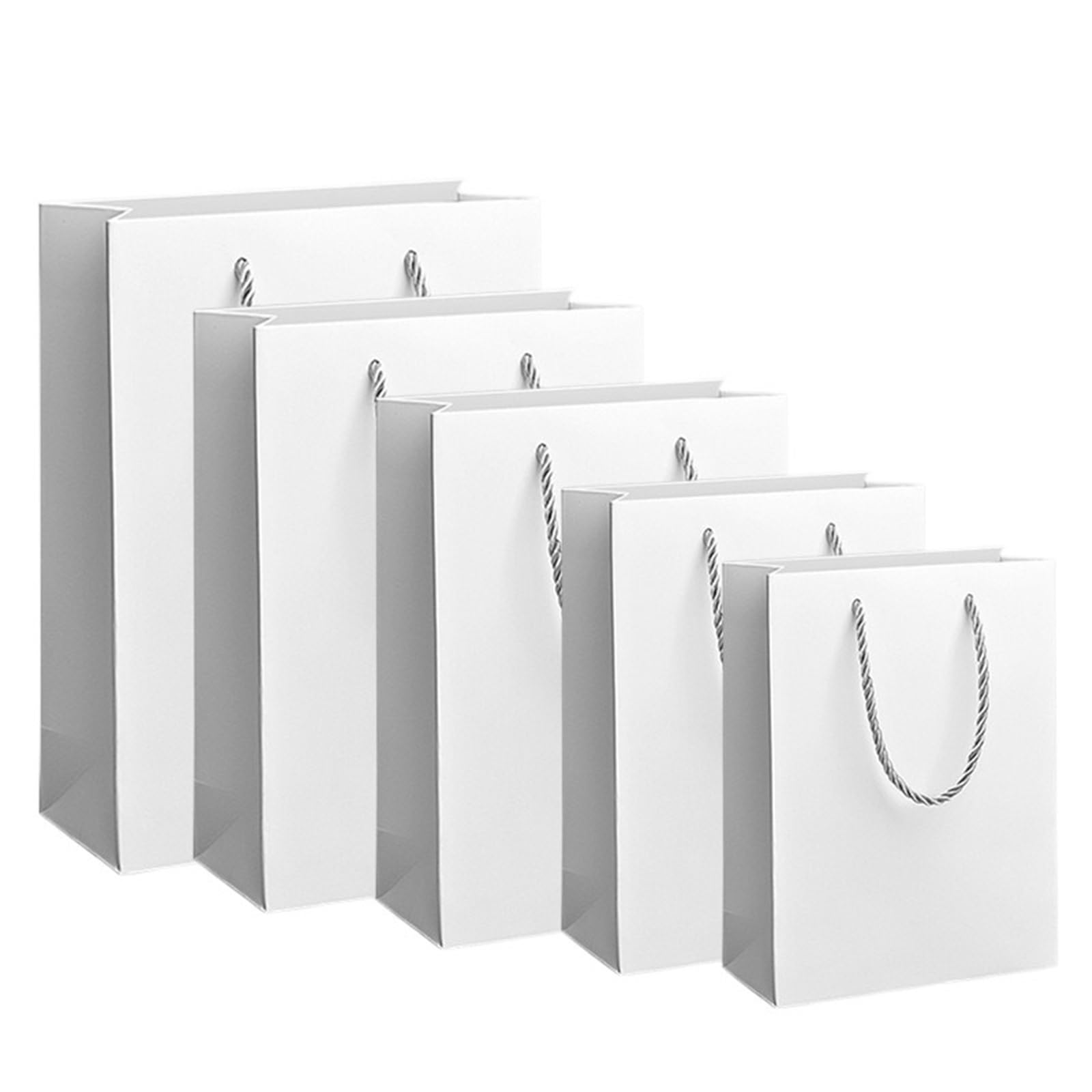 Sacchetti Carta Kraft 10 pezzi di sacchetti carta, borse for abbigliamento, for la spesa, kraft, grandi, spessi, for imballaggio(1,20X10X28CM_10PCS)