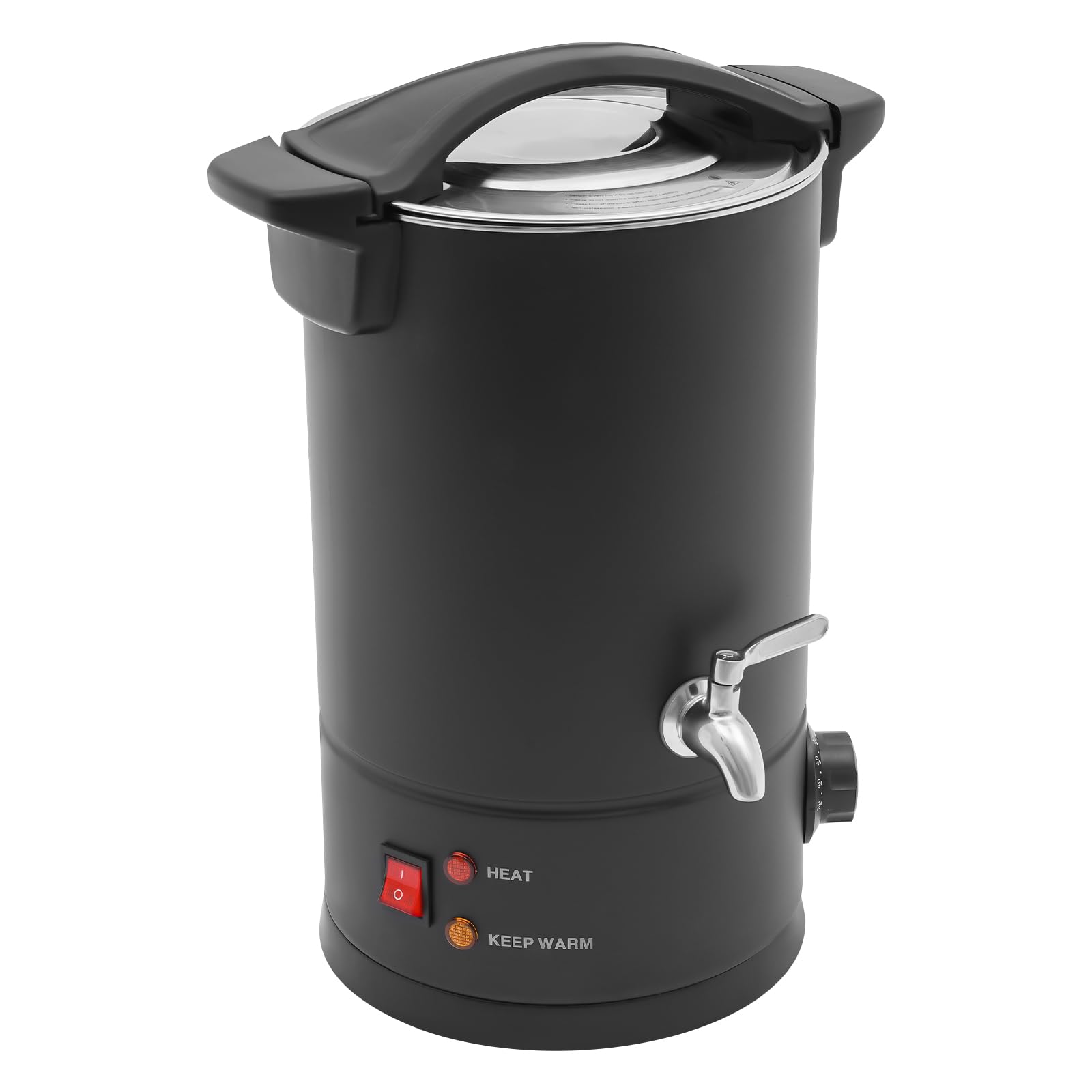 Zalydala Topiarka do wosku | garnek do topienia wosku | garnek do topienia wosku do świec 1800 W | stal nierdzewna 8 l | temperatura 30-110 °C | do kosmetyków i świec | z ochroną bezpieczeństwa |