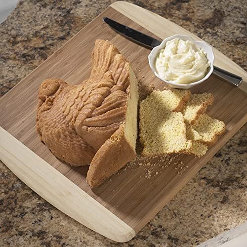 Nordic Ware 3-D Turkey Baking Pan, Medium, Bronze