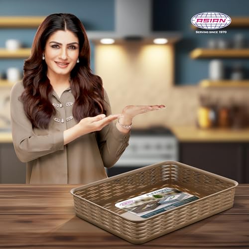Image of FLEXIWAVE A4 TRAY (POLY) COFFEE BROWN
