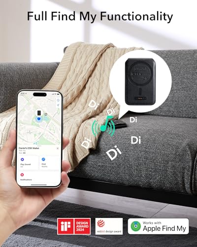 Image of ESR Geo for MagSafe Wallet with Full Find My Functionality, 5 Card Holder